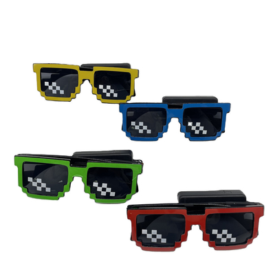 Los vidrios luminosos suaves del LED encienden las gafas de sol inalámbricas que brillan intensamente en la oscuridad