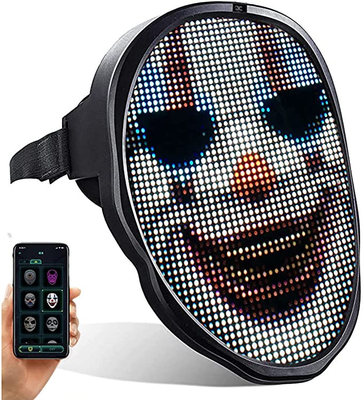 Mascarilla elegante programable del LED con MAh Battery App Control 2000
