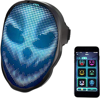 El APP controló la mascarilla de desplazamiento elegante del LED modificó imágenes de la carga por teletratamiento para requisitos particulares del modelo
