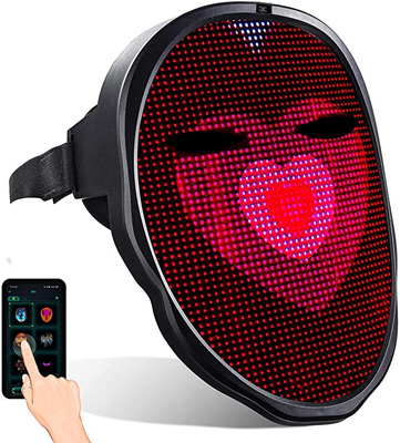 La mascarilla de DIY Smart LED llevó para arriba la mascarilla completa ligera con la batería recargable