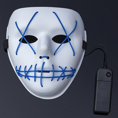 El LED enciende para arriba la mascarilla