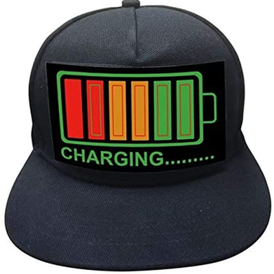 El sonido desmontable de las gorras de béisbol de la pantalla LED activó destellar