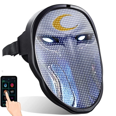 Corrigiendo carga por teletratamiento del texto del modelo de la mascarilla de pantalla LED DIY representa control del APP