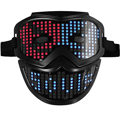 El App programable de la mascarilla de Smart Bluetooth LED del festival del partido controló