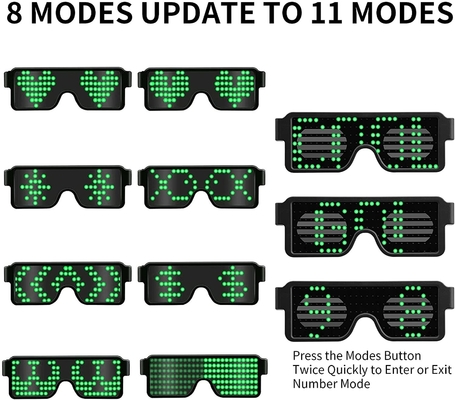 11 modelos encienden para arriba los vidrios del LED
