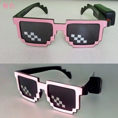 Los vidrios luminosos suaves del LED encienden las gafas de sol inalámbricas que brillan intensamente en la oscuridad