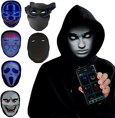 El APP controló la mascarilla de desplazamiento elegante del LED modificó imágenes de la carga por teletratamiento para requisitos particulares del modelo