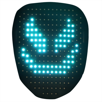 Cara adulta del control del gesto de la mascarilla de Halloween LED que cambia el tipo carga del USB de C