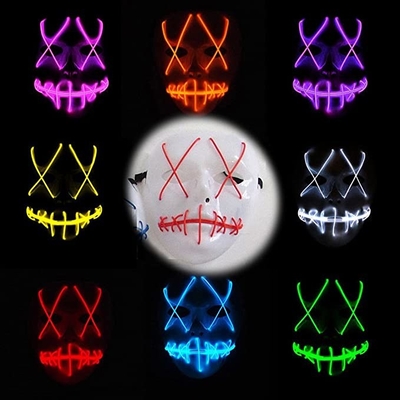 El LED enciende para arriba la mascarilla