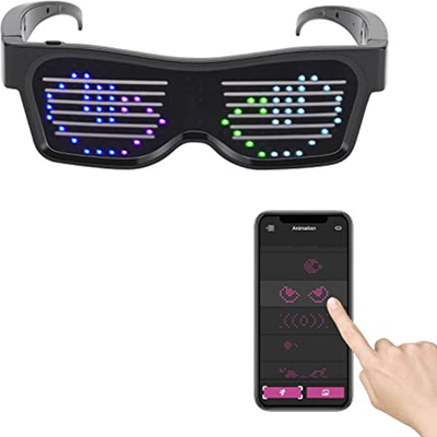 El APP controló los vidrios luminosos programables DIY del LED únicos
