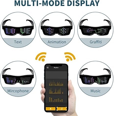 Encienda para arriba los vidrios programables del LED con control del App de Bluetooth Smartphone