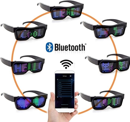 Los vidrios de Bluetooth Appled LED van de fiesta la animación programable DIY del mensaje