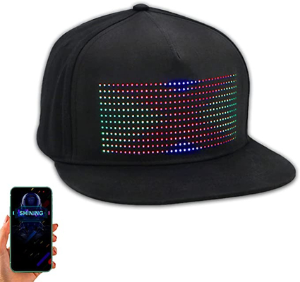 Corregir el sombrero de Bluetooth LED con control móvil programable del App