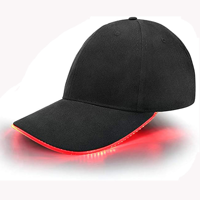 El LED enciende para arriba los sombreros de béisbol 3 modos que destellan para la Navidad del delirio del partido