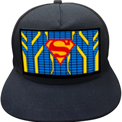 Los sombreros de béisbol activados sanos del LED encienden para arriba destellar con música