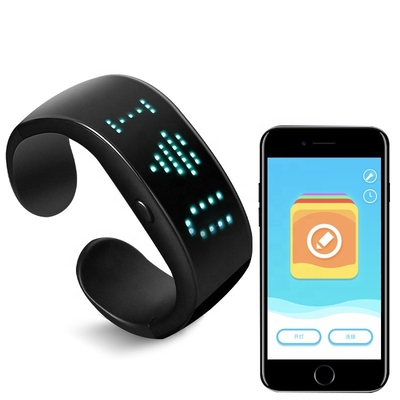 Pulsera teledirigida Bluetooth del mensaje LED de la exhibición Editable