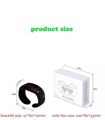 Pulsera teledirigida Bluetooth del mensaje LED de la exhibición Editable