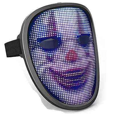 Máscara cambiante explosiva de la cara llena de Tiktok LED para los niños USB recargables