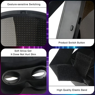 Control de encargo de la máscara DIY APP de Bluetooth LED de las caras para el partido de Halloween Cosplay