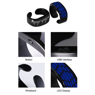 Modelo teledirigido del texto de Programe del App de la pulsera de Bluetooth LED