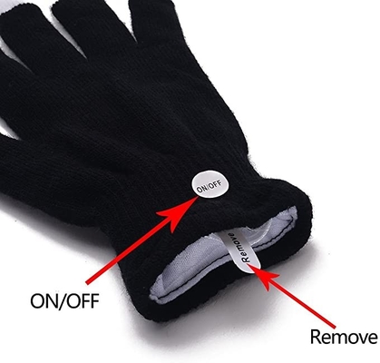 Guantes de la luz de las yemas del dedo que brillan intensamente oscuras LED para el delirio de la fiesta de Navidad